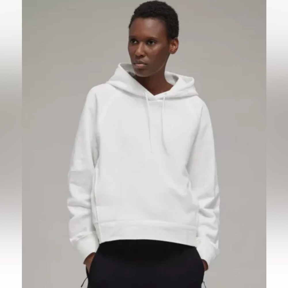 Y-3 CLASSIC CHEST LOGO HOODIE Sweatshirt Pullover Medium Women White Adidas A2
